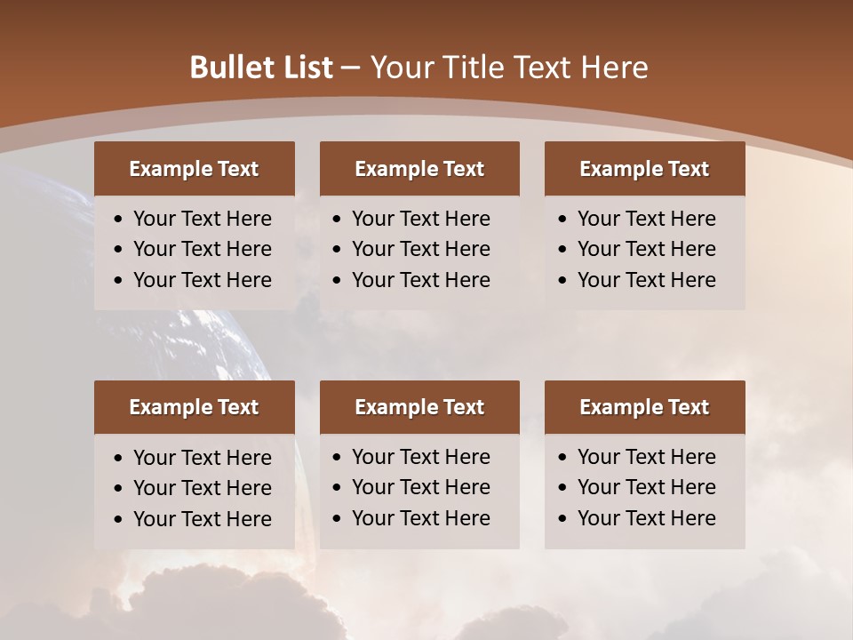 Fantastic Awe Disaster PowerPoint Template