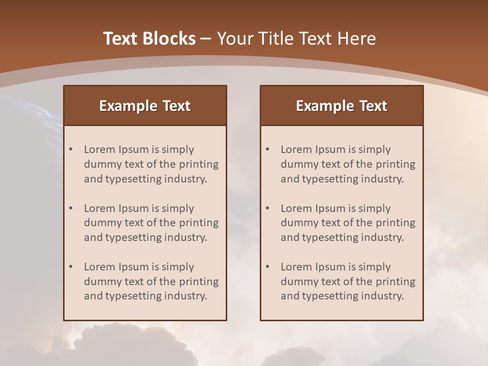 Fantastic Awe Disaster PowerPoint Template