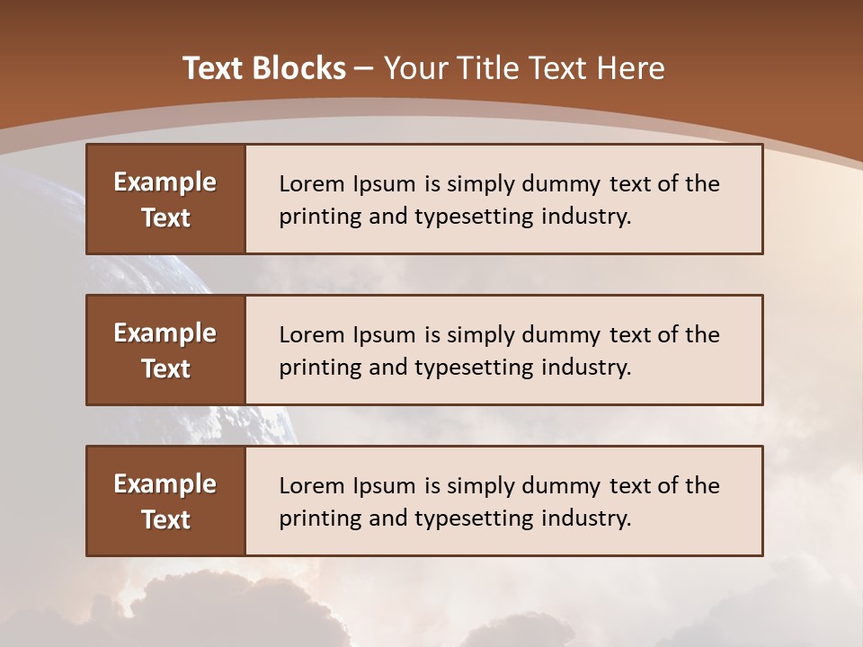 Fantastic Awe Disaster PowerPoint Template