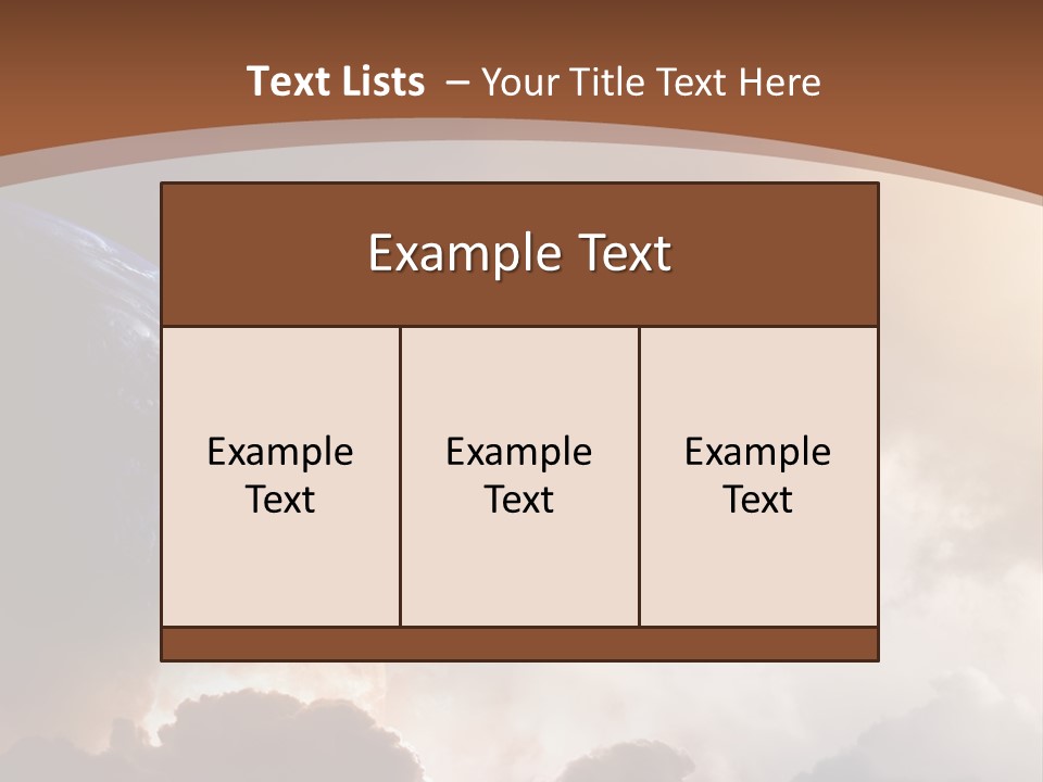 Fantastic Awe Disaster PowerPoint Template