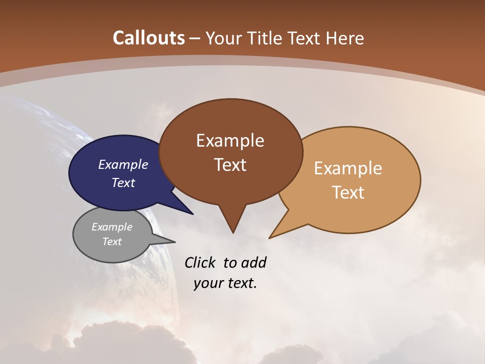 Fantastic Awe Disaster PowerPoint Template