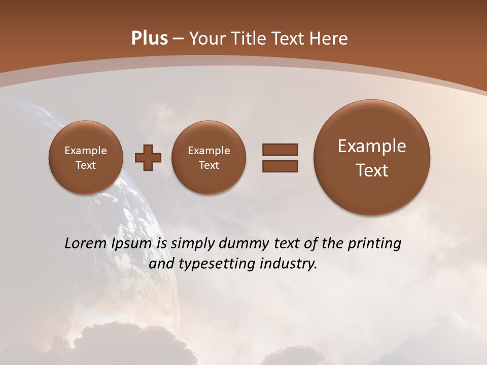 Fantastic Awe Disaster PowerPoint Template