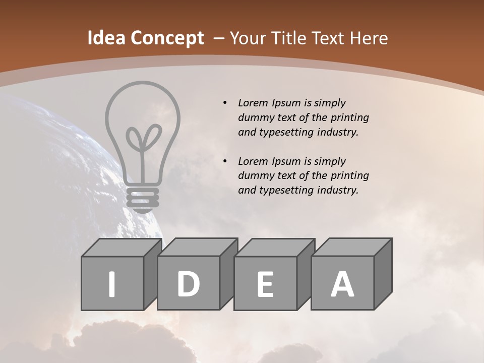 Fantastic Awe Disaster PowerPoint Template