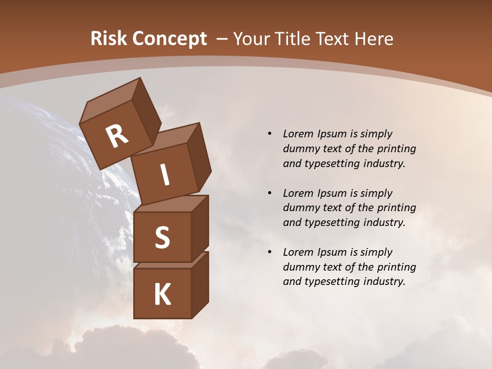 Fantastic Awe Disaster PowerPoint Template