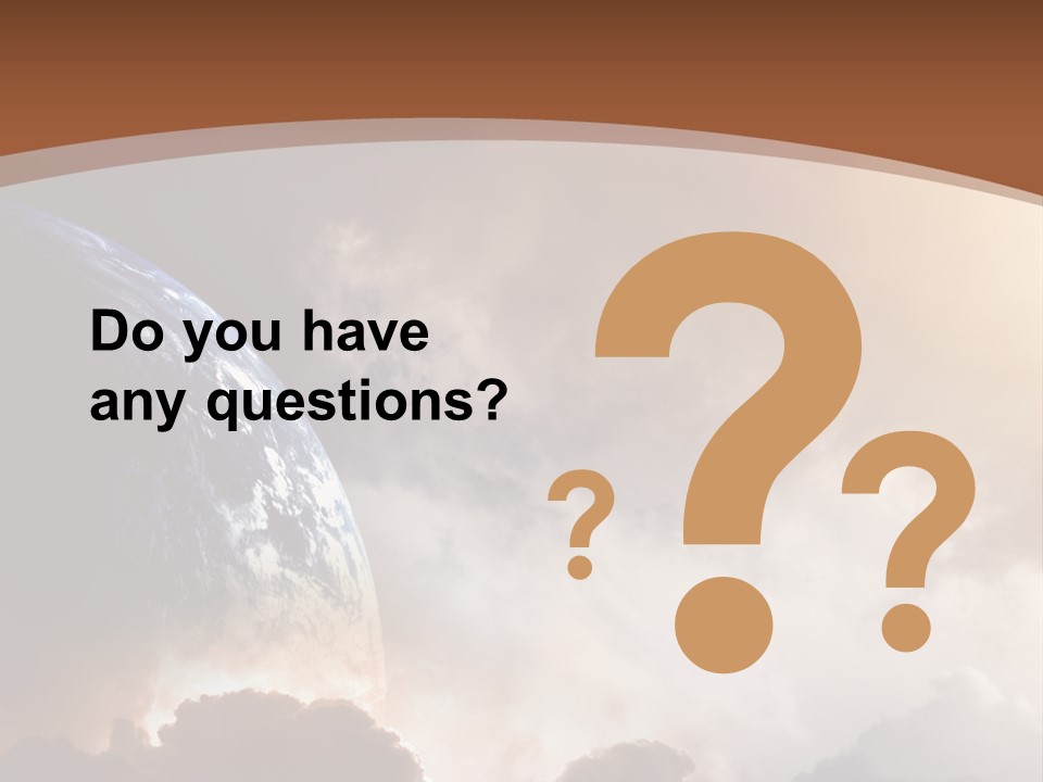 Fantastic Awe Disaster PowerPoint Template