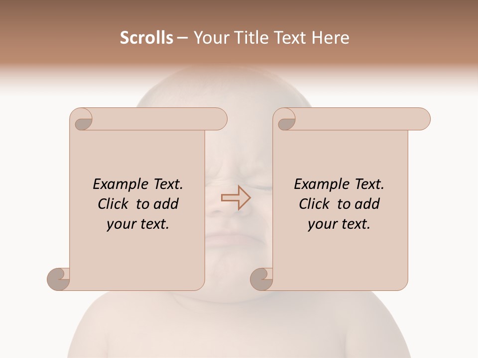 Emotion Sad Kid PowerPoint Template