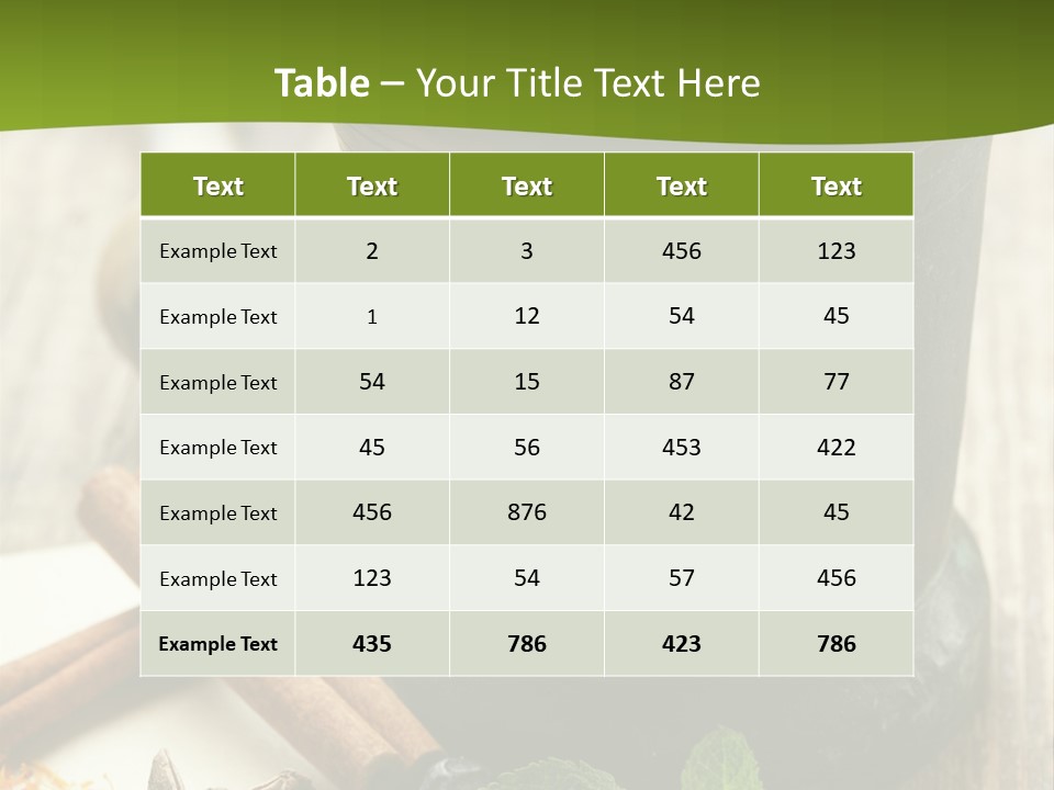 Food Food Ingredient Condiment PowerPoint Template