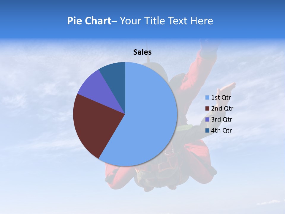 Jumpsuit Skydiving Courage PowerPoint Template