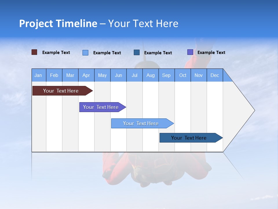 Jumpsuit Skydiving Courage PowerPoint Template