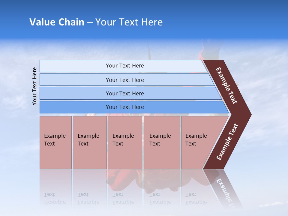 Jumpsuit Skydiving Courage PowerPoint Template
