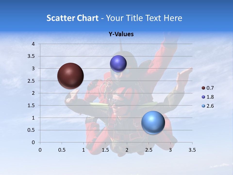 Jumpsuit Skydiving Courage PowerPoint Template