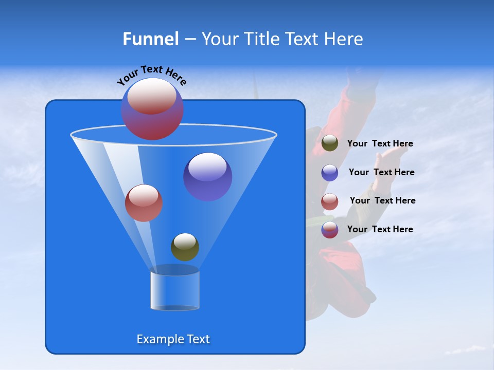 Jumpsuit Skydiving Courage PowerPoint Template