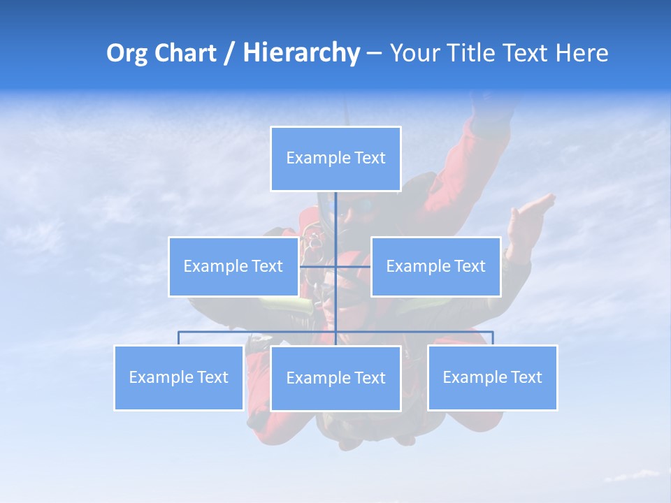 Jumpsuit Skydiving Courage PowerPoint Template