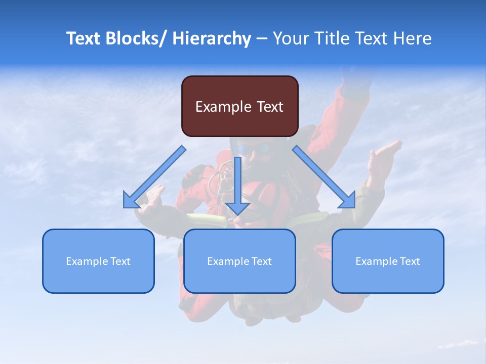 Jumpsuit Skydiving Courage PowerPoint Template