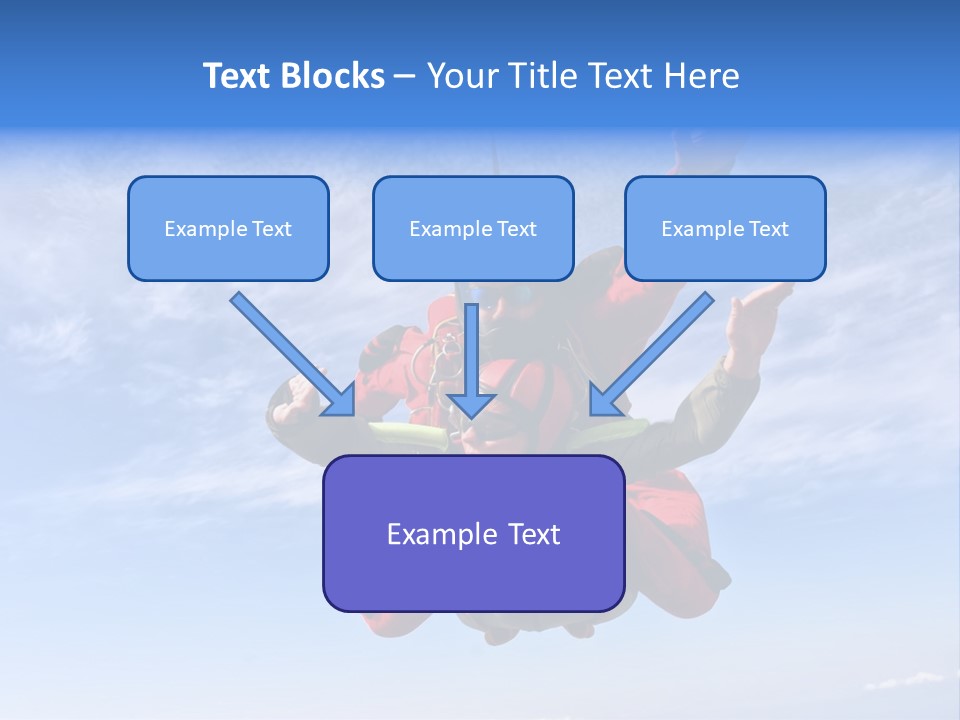 Jumpsuit Skydiving Courage PowerPoint Template