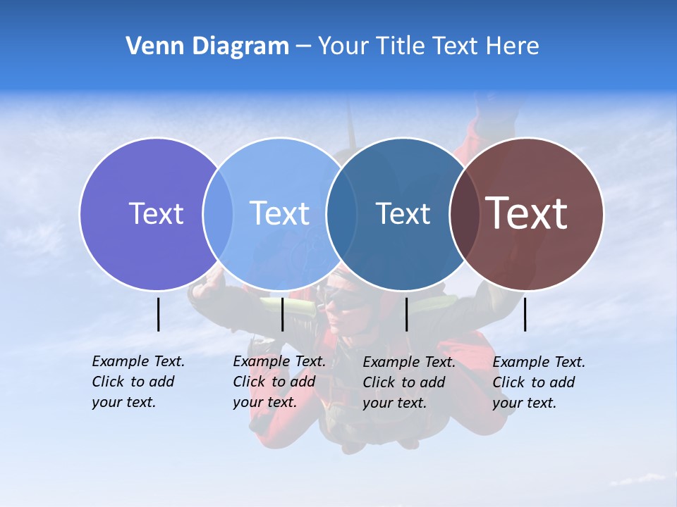 Jumpsuit Skydiving Courage PowerPoint Template