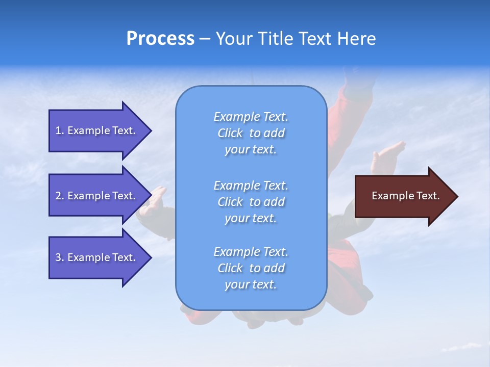 Jumpsuit Skydiving Courage PowerPoint Template