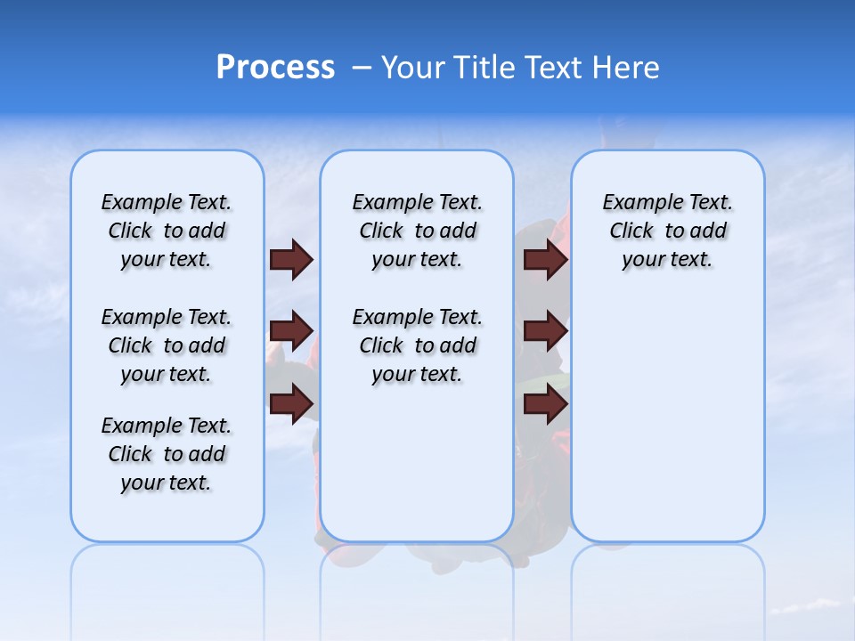 Jumpsuit Skydiving Courage PowerPoint Template
