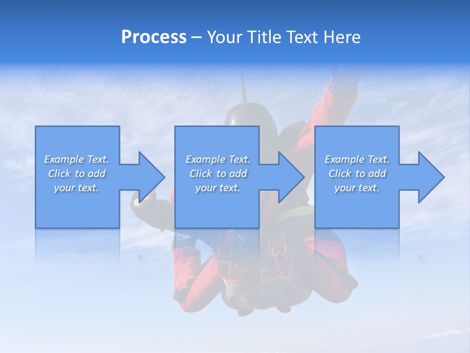 Jumpsuit Skydiving Courage PowerPoint Template