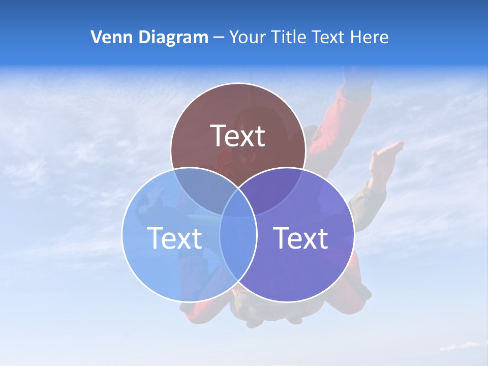 Jumpsuit Skydiving Courage PowerPoint Template