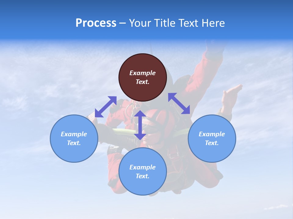 Jumpsuit Skydiving Courage PowerPoint Template