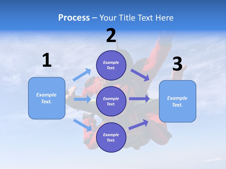 Jumpsuit Skydiving Courage PowerPoint Template