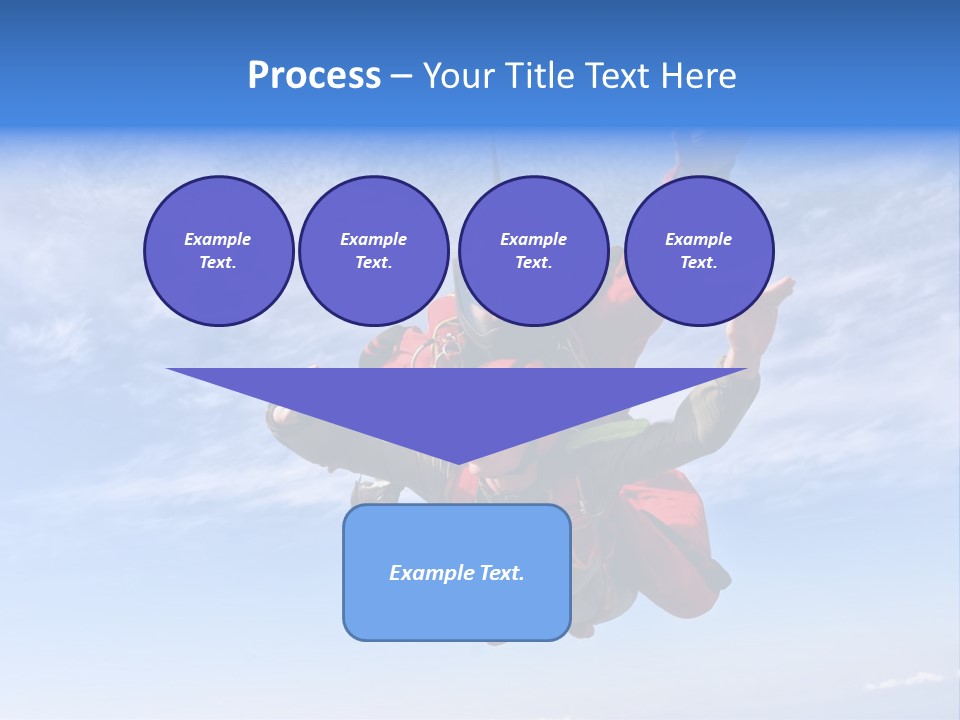 Jumpsuit Skydiving Courage PowerPoint Template