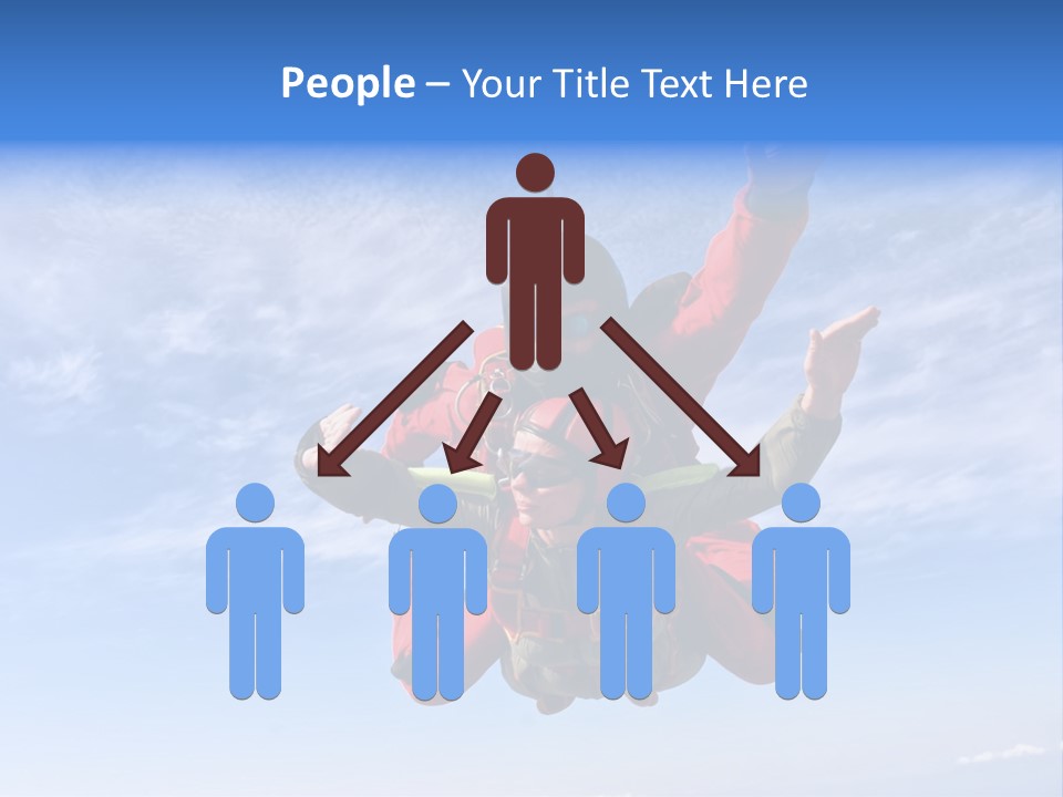 Jumpsuit Skydiving Courage PowerPoint Template