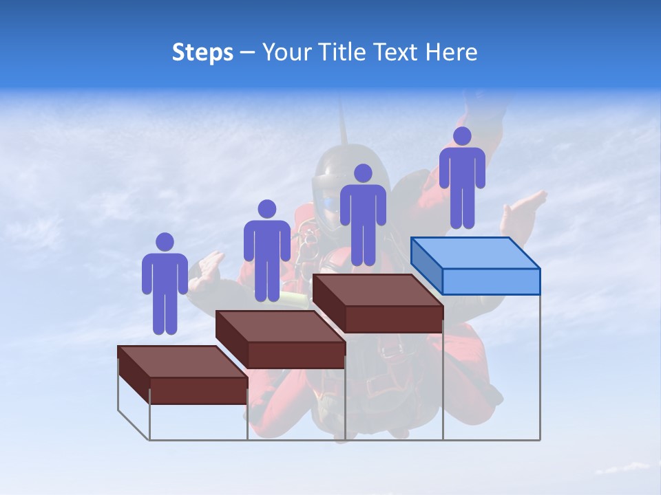 Jumpsuit Skydiving Courage PowerPoint Template