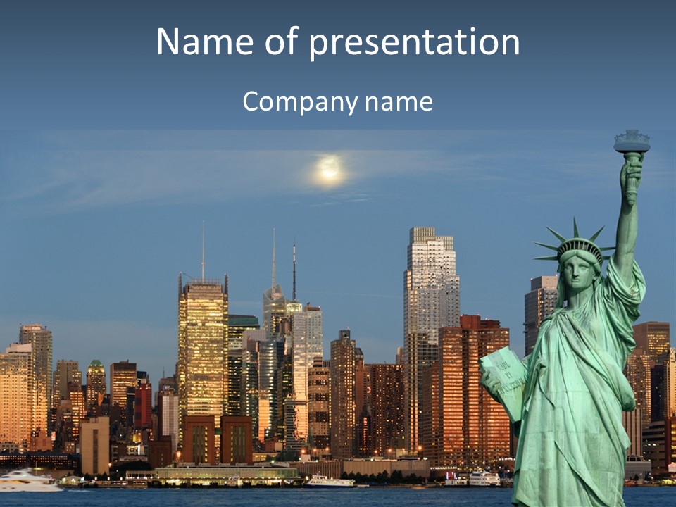 Cityscape Business Corporate PowerPoint Template