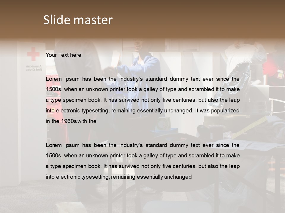 Earthquake Greet Donation PowerPoint Template