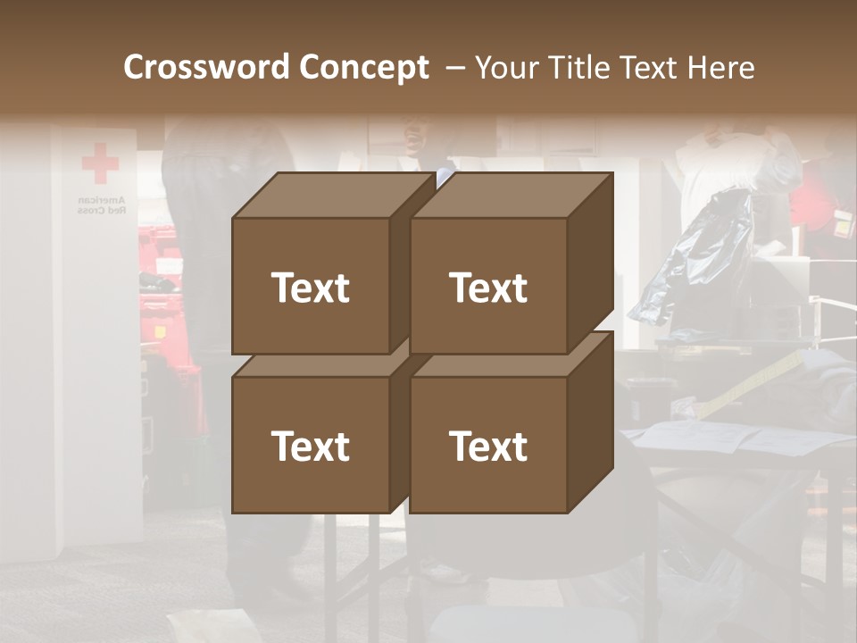 Earthquake Greet Donation PowerPoint Template