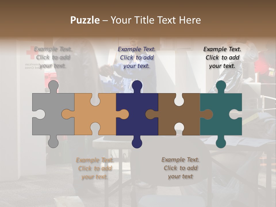 Earthquake Greet Donation PowerPoint Template