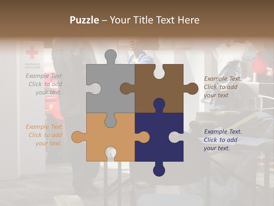 Earthquake Greet Donation PowerPoint Template