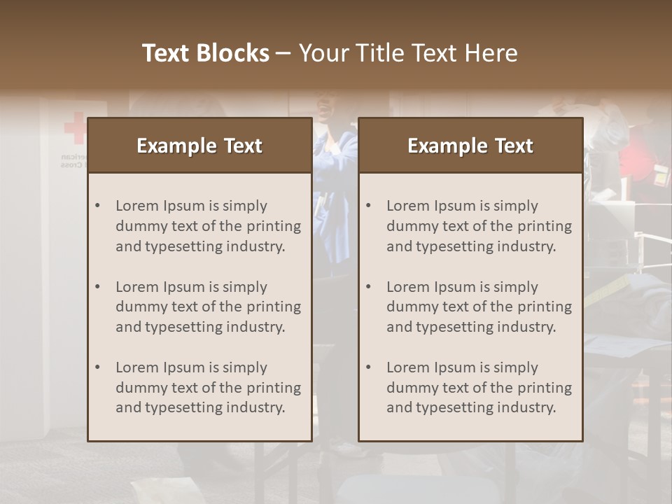 Earthquake Greet Donation PowerPoint Template