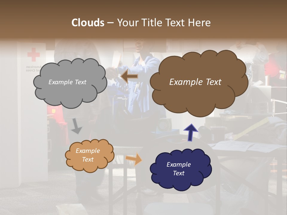 Earthquake Greet Donation PowerPoint Template