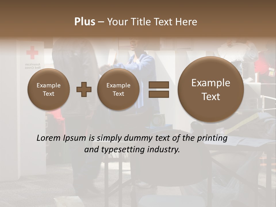 Earthquake Greet Donation PowerPoint Template