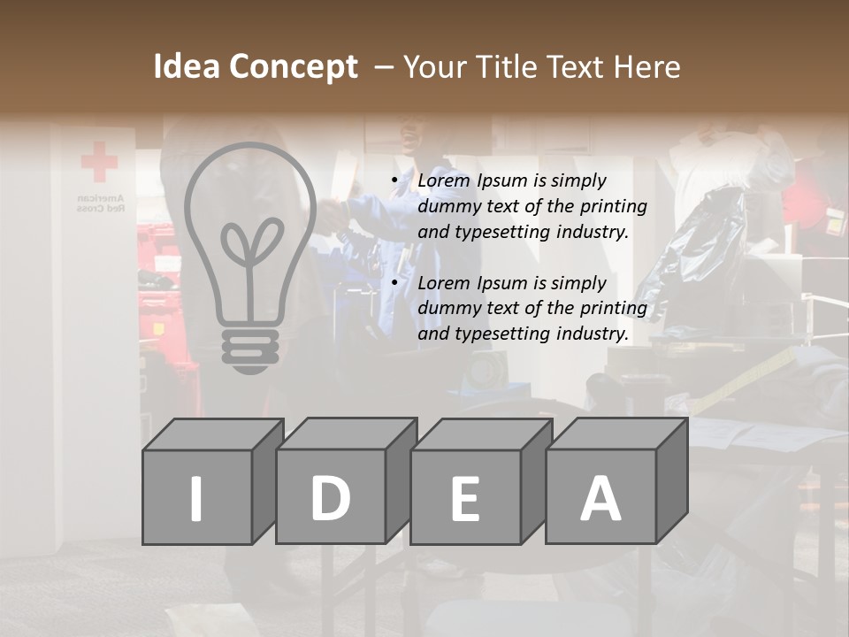 Earthquake Greet Donation PowerPoint Template