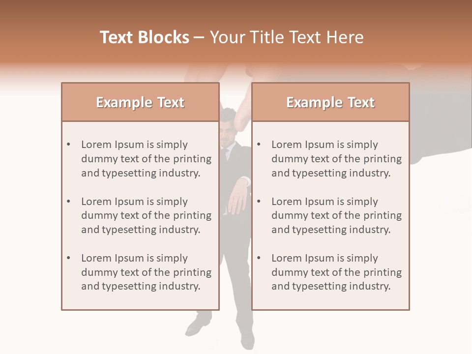 Businessman Politics Mafia PowerPoint Template