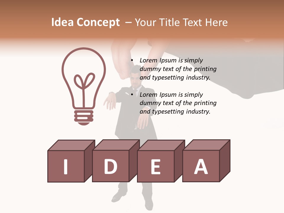 Businessman Politics Mafia PowerPoint Template