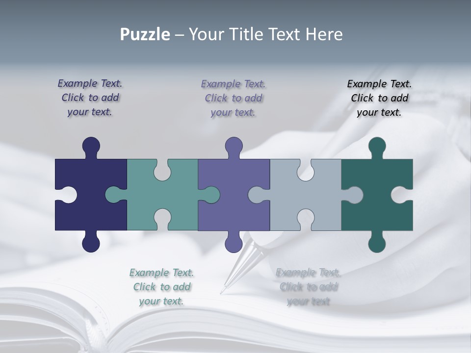 Management Bookkeeping Clerk PowerPoint Template