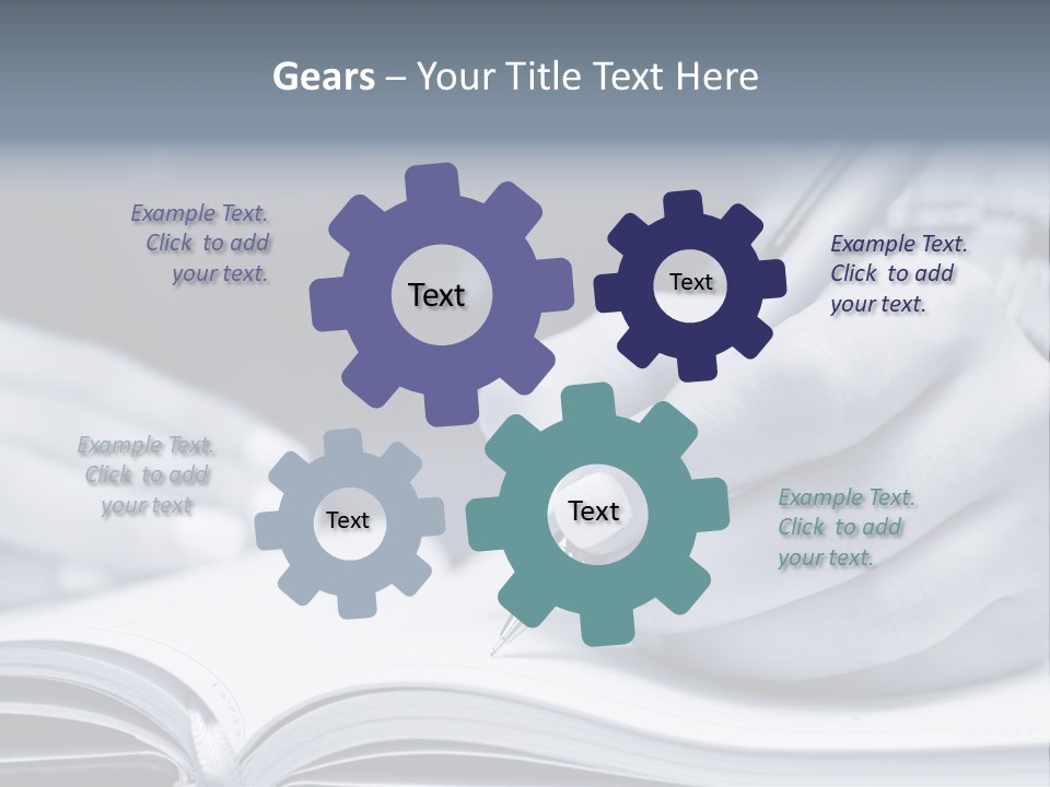 Management Bookkeeping Clerk PowerPoint Template