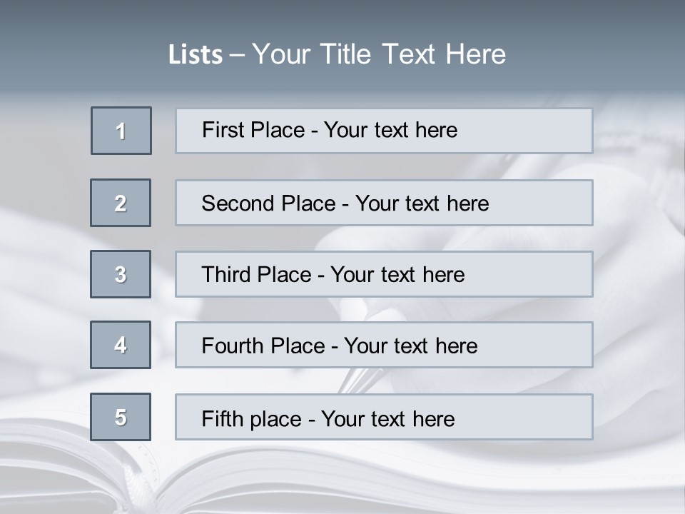 Management Bookkeeping Clerk PowerPoint Template