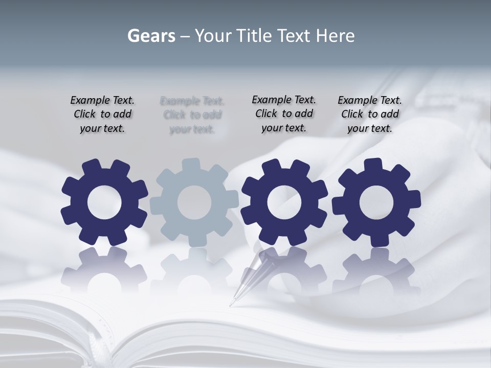 Management Bookkeeping Clerk PowerPoint Template