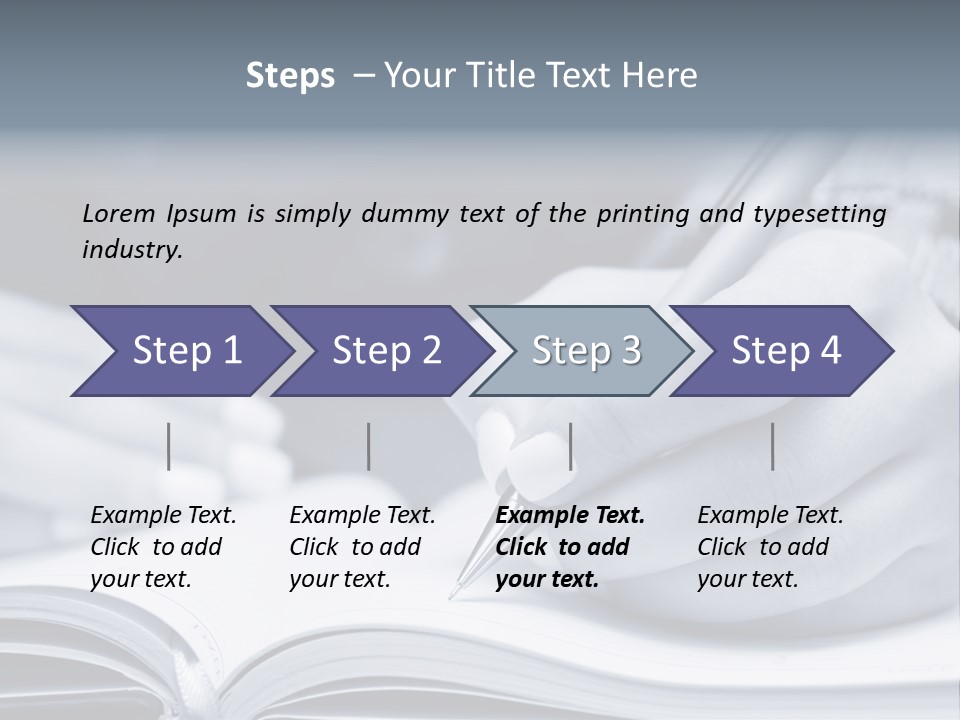 Management Bookkeeping Clerk PowerPoint Template