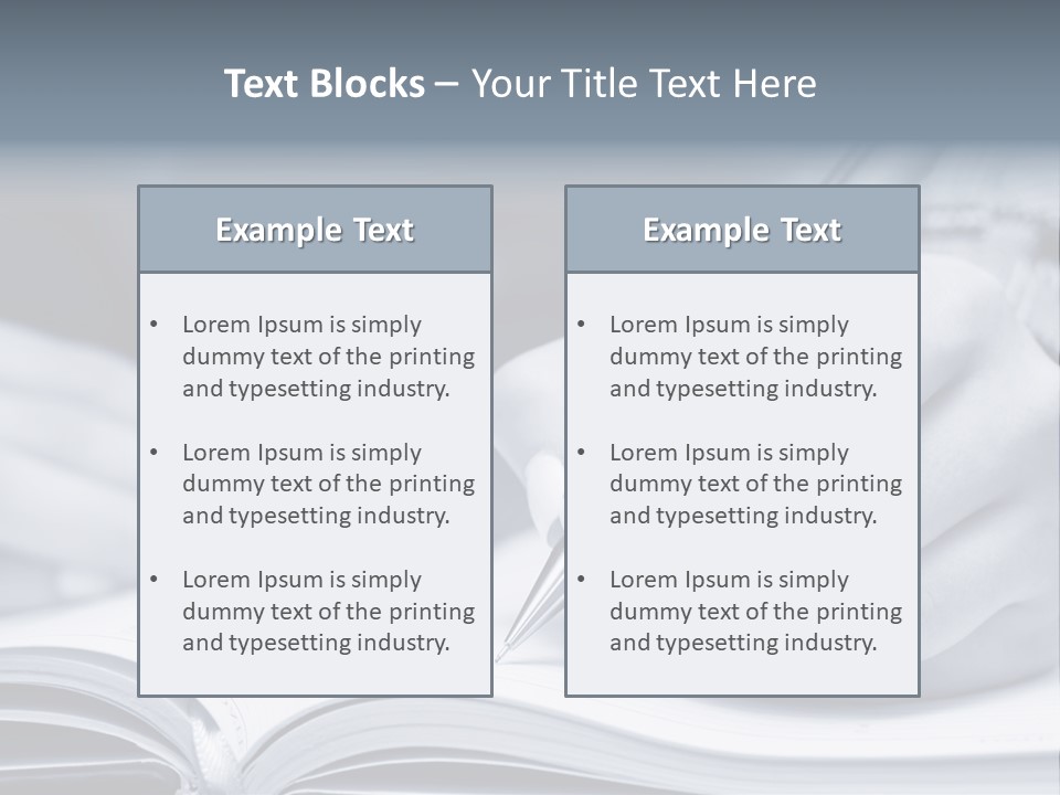 Management Bookkeeping Clerk PowerPoint Template