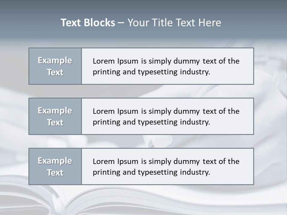 Management Bookkeeping Clerk PowerPoint Template