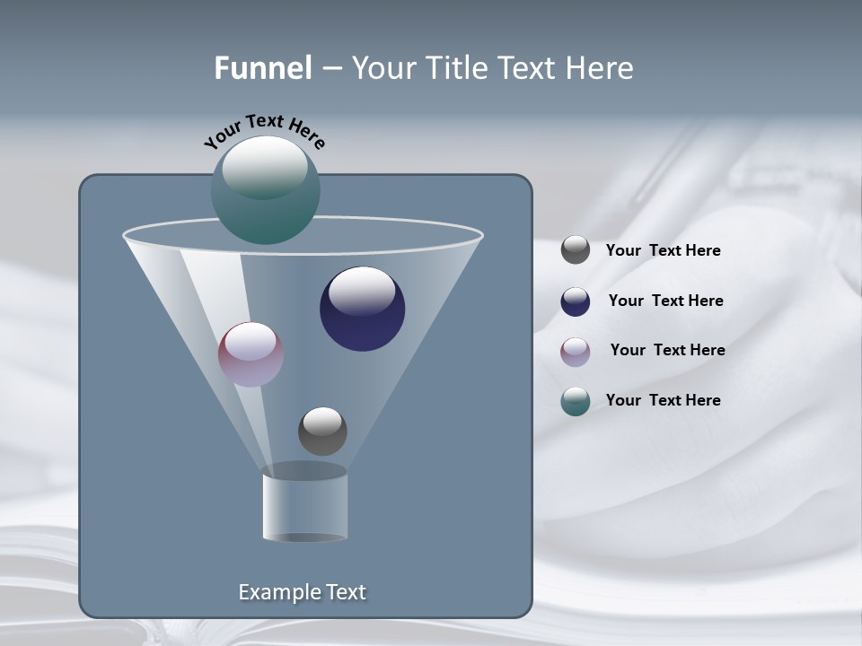 Management Bookkeeping Clerk PowerPoint Template