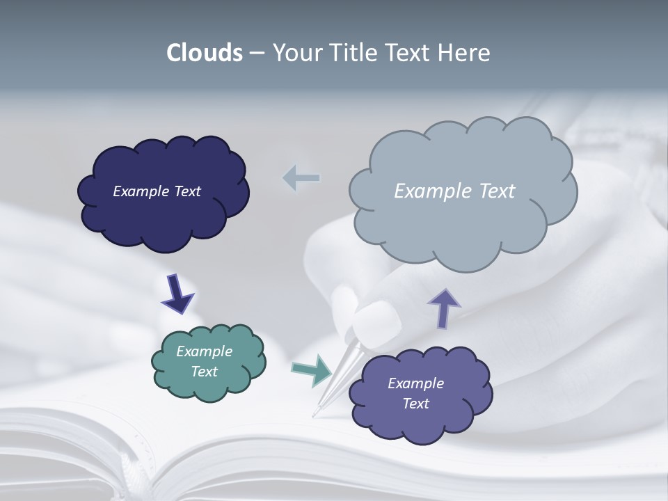 Management Bookkeeping Clerk PowerPoint Template