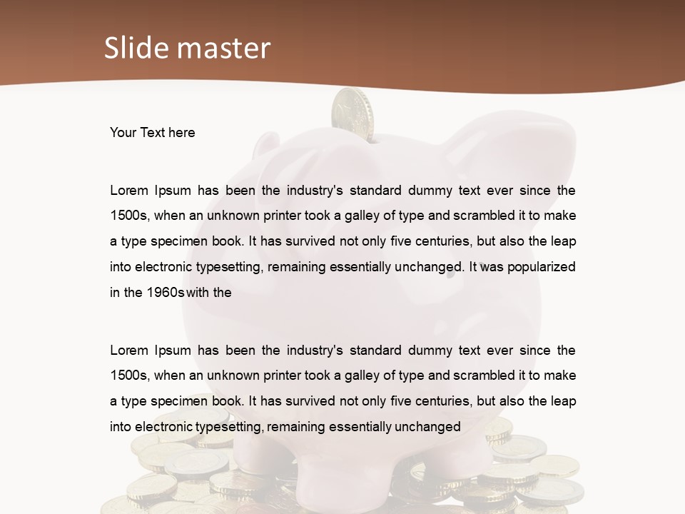 Poverty Finances Debt PowerPoint Template